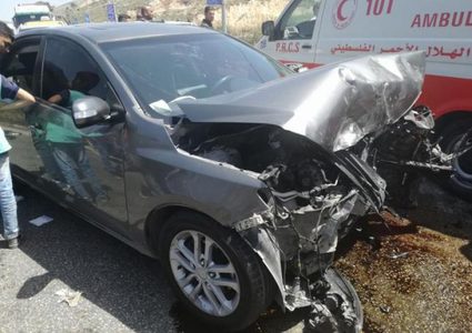 الشرطة: حادث سير واحد كل 90 دقيقة ووفاة واحدة كل 72 ساعة بفلسطين