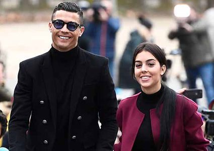 النجم البرتغالي رونالدو يحتفل بعيد ميلاد صديقته