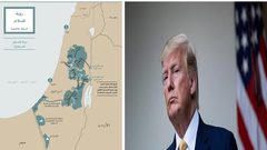 خارطة ترامب تحظى بسخرية كبيرة على مواقع التواصل الاجتماعي