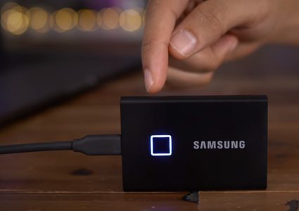سامسونغ تبتكر قرص تخزين محميا بالبصمة