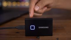 سامسونغ تبتكر قرص تخزين محميا بالبصمة