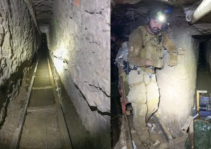 اكتشاف أطول نفق لتهريب المخدرات بين أمريكا والمكسيك