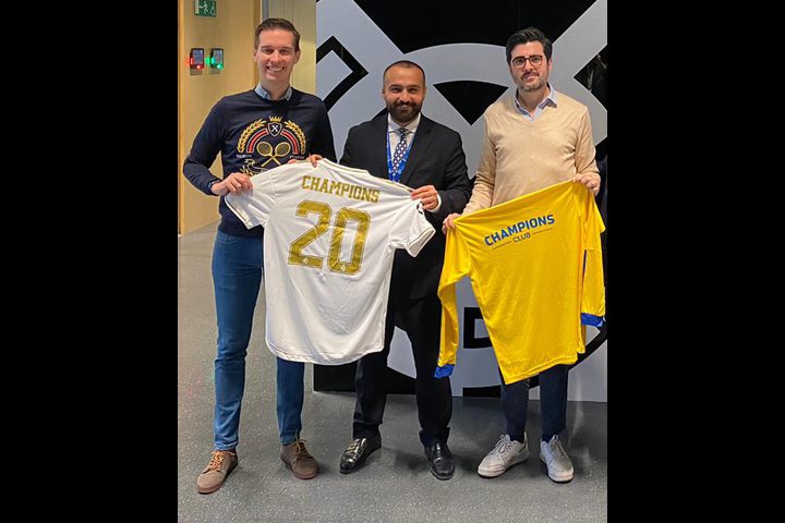 توقيع اتفاقية تعاون وشراكة بين ريال مدريد وأكاديمية تشامبيونز
