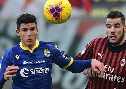 تعادل ايجابي بين ميلان وضيفه هيلاس فيرونا