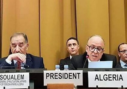 رسميا الجزائر منسق المجموعة الإفريقية حول القضايا الإنسانية