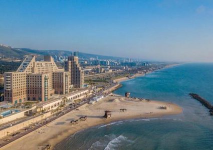 هزة أرضية مقابل شواطئ حيفا