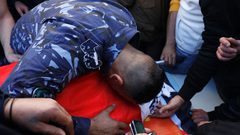 قلقيلية تشيع جثمان الشهيد طارق بدوان