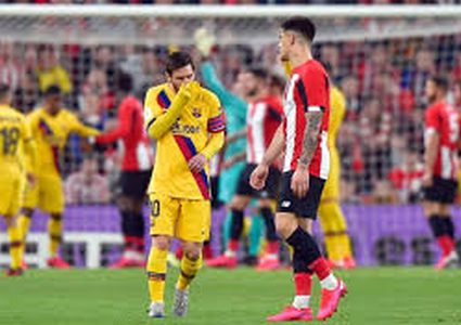 برشلونة يودع كأس ملك إسبانيا أمام بيلباو