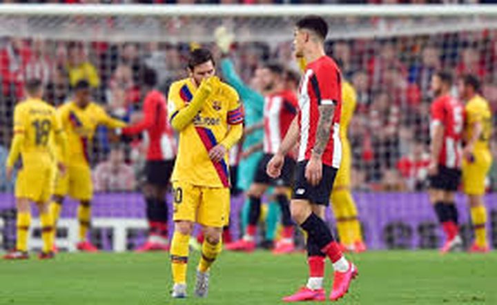 برشلونة يودع كأس ملك إسبانيا أمام بيلباو