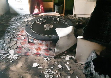 إصابتان إثر حريق في منزل بمدينة طمرة