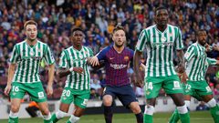 برشلونة وبيتيس وجهاً لوجه في الدوري الاسباني