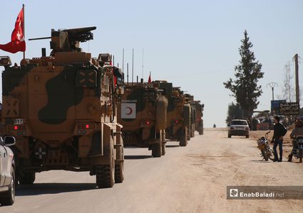 تعزيزات عسكرية تركية في إدلب