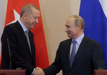 بوتين وأردوغان سيبحثان هاتفيا اليوم الوضع في سوريا