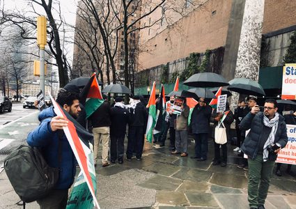 نيويورك: تظاهرة حاشدة مؤيدة للقضية الفلسطينية أمام الأم المتحدة