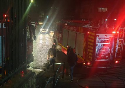 إضرام النار في بستان أطفال