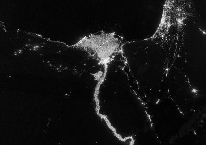 شاهدوا "النيل المضيء" بعدسة محطة الفضاء الدولية