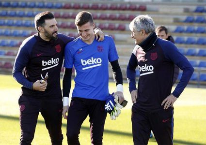 نبأ سار لسيتين في مران برشلونة