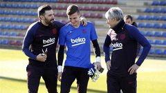 نبأ سار لسيتين في مران برشلونة