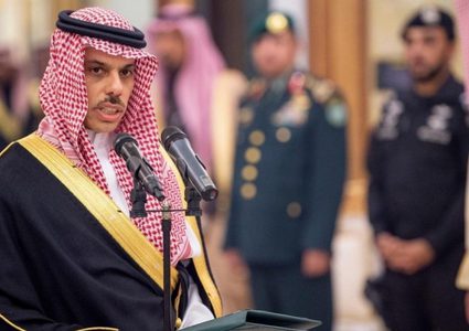 وزير الخارجية السعودي: المملكة تقف مع فلسطين بقوة