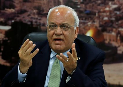 عريقات يدعو بريطانيا للتمسك بمواقفها الثابتة حول الاستيطان