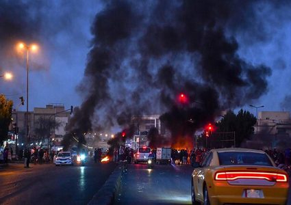 مقتل عراقي وتعرض آخرين للطعن خلال تظاهرة في بغداد
