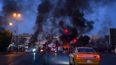 مقتل عراقي وتعرض آخرين للطعن خلال تظاهرة في بغداد