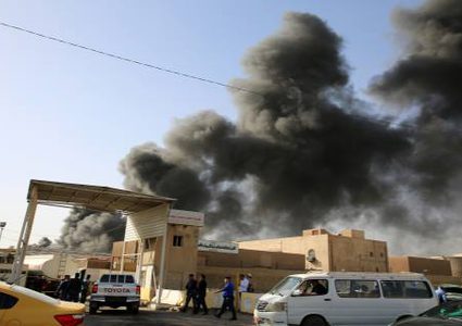 هجوم صاروخي يستهدف قاعدة للتحالف الأميركي في بغداد