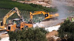 الاحتلال يجرف 50 دونما شرق سلفيت