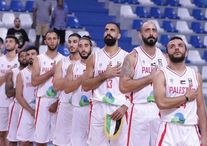 منتخب فلسطين لكرة السلة يستعد لملاقاة نظيره الكازخستاني