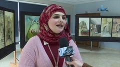 معرض حجر كنعان للفن التشكيلي للفنانة صوفيا قنيبي