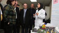 افتتاح فعاليات معرض فلسطين للعلوم والتكنولوجيا في جامعة النجاح