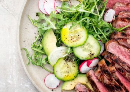 سلطة الستيك الشهية