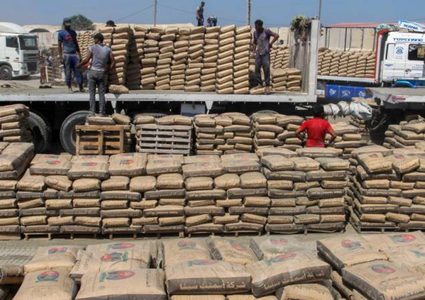 "سند": حصة الاسمنت الإسرائيلي في السوق الفلسطينية تنخفض إلى 50%