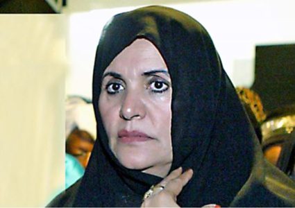 أرملة القذافي ترد على ترامب برسالة خطية