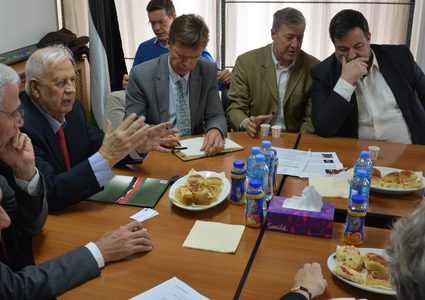 بعثة البرلمان الأوروبي تزور لجنة الانتخابات المركزية