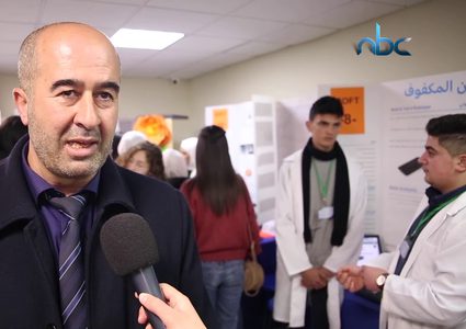 افتتاح معرض فلسطين للعلوم والتكنولوجيا في جامعة النجاح الوطنية