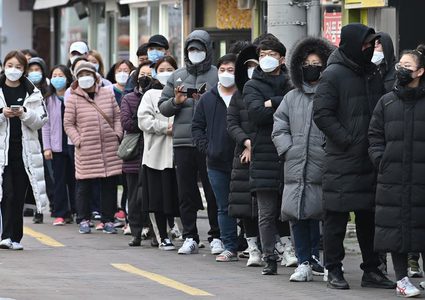 334 إصابة كورونا بكوريا الجنوبية وأدنى حصيلة وفيات يومية في الصين