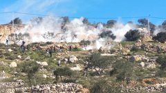 إصابات عقب اقتحام الاحتلال جبل العرمة التابع لأراضي قرية بيتا