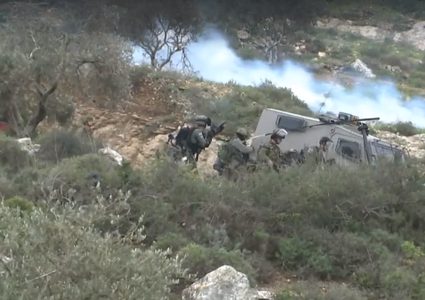 إصابات بالرصاص والاختناق خلال التصدي لاقتحام جبل العرمة في بيتا