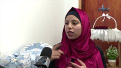 زهراء طميزي تطمح أن تفتتح متجراً خاصاً بها لحياكة الصوف في الخليل