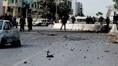 اصابات بتفجير انتحاري أمام السفارة الأميركية في تونس