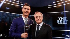الكشف عن مكالمة مفاجئة بين رونالدو و رئيس ريال مدريد