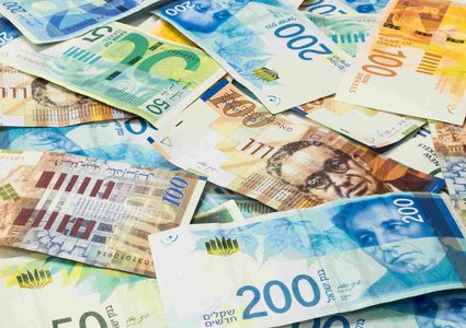 أسعار العملات مقابل الشيقل لليوم الإثنين