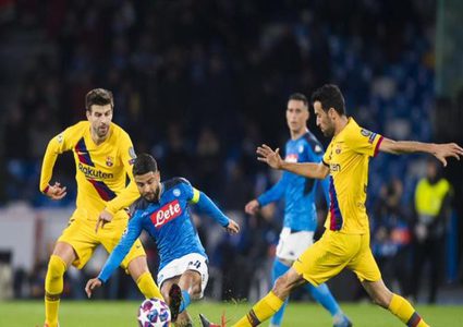 مباراة برشلونة ونابولي  ستقام دون مشجعين