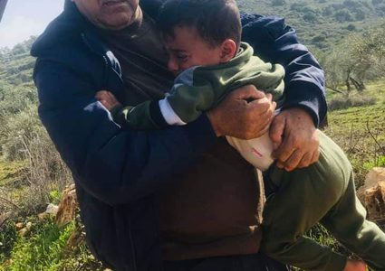 مستوطنون يحاولون اختطاف طفلين قرب ترمسعيا