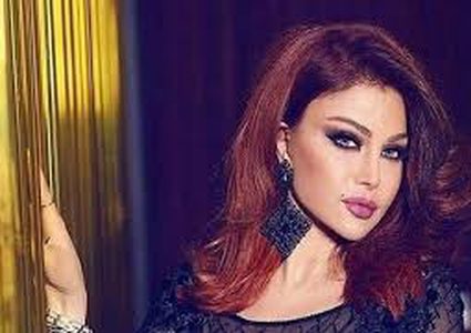 فريق مسلسل "أسود فاتح" يحتفل بعيد ميلاد الفنانة هيفاء وهبي