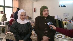 بازار لوز فلسطين يجمع اعمال ابداعية لسيدات فلسطين