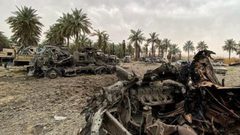 قصف معسكر يضم قوات أميركية في العراق