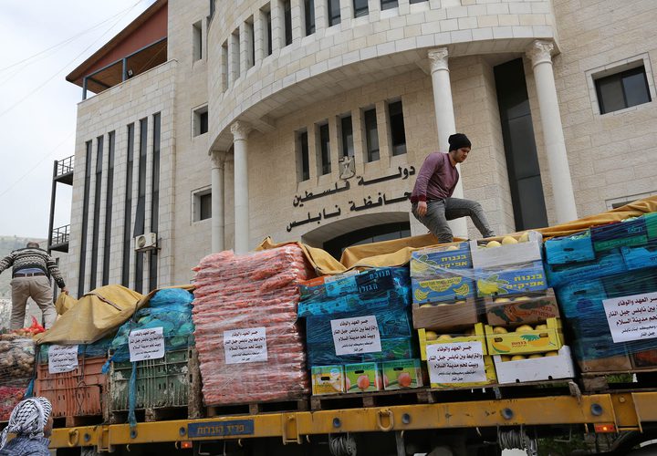 قافلة مساعدات من نابلس إلى بيت لحم