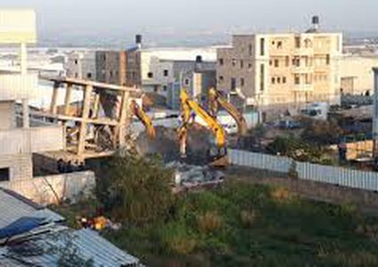 هدم 3 منازل قيد الإنشاء في كفر قاسم